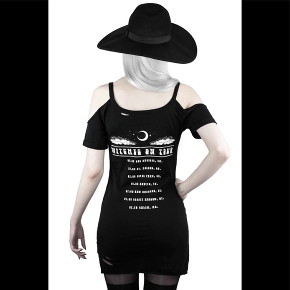 Killstar Witches on Tour Distressed Top - Picture 2 of 4